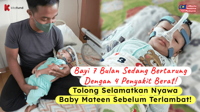 URGENT! Menderita Jantung Berlubang, Bantu Baby Mateen Dapatkan Rawatan!