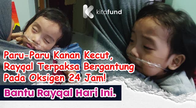 Tanpa Oksigen, Raykal Tak Mampu Bernafas, Bantu Dapatkan Mesin Segera!