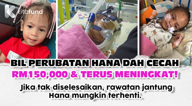 Perjuangan Hana Aleesa Belum Selesai, Kini Bil Hospital Menghimpit Keluarga